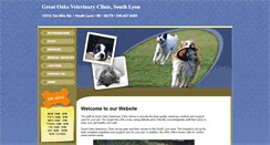Desktop Screenshot of greatoaksvetclinic.com